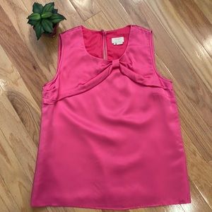 Kate Spade pink sleeveless blouse.  Size M.  100% silk